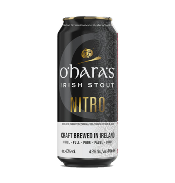 O'Hara's Extra Irish Stout Nitro -  440ml Can